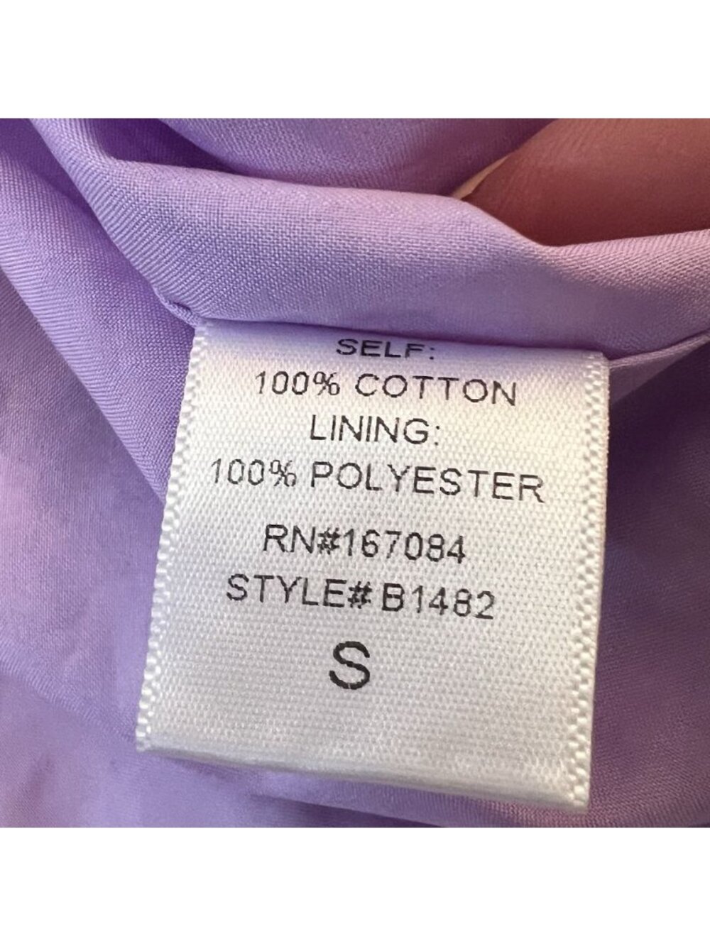 Tuckernuck Women’s Lavender Folly Dress Eyelet Lace Size Small Shift Buttons - Picture 8 of 11